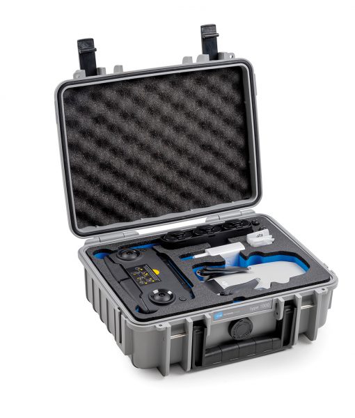 1000-G-DJI-MavicM-01 B&W Flightcase Type 1000 DJI Mavic Mini Grey