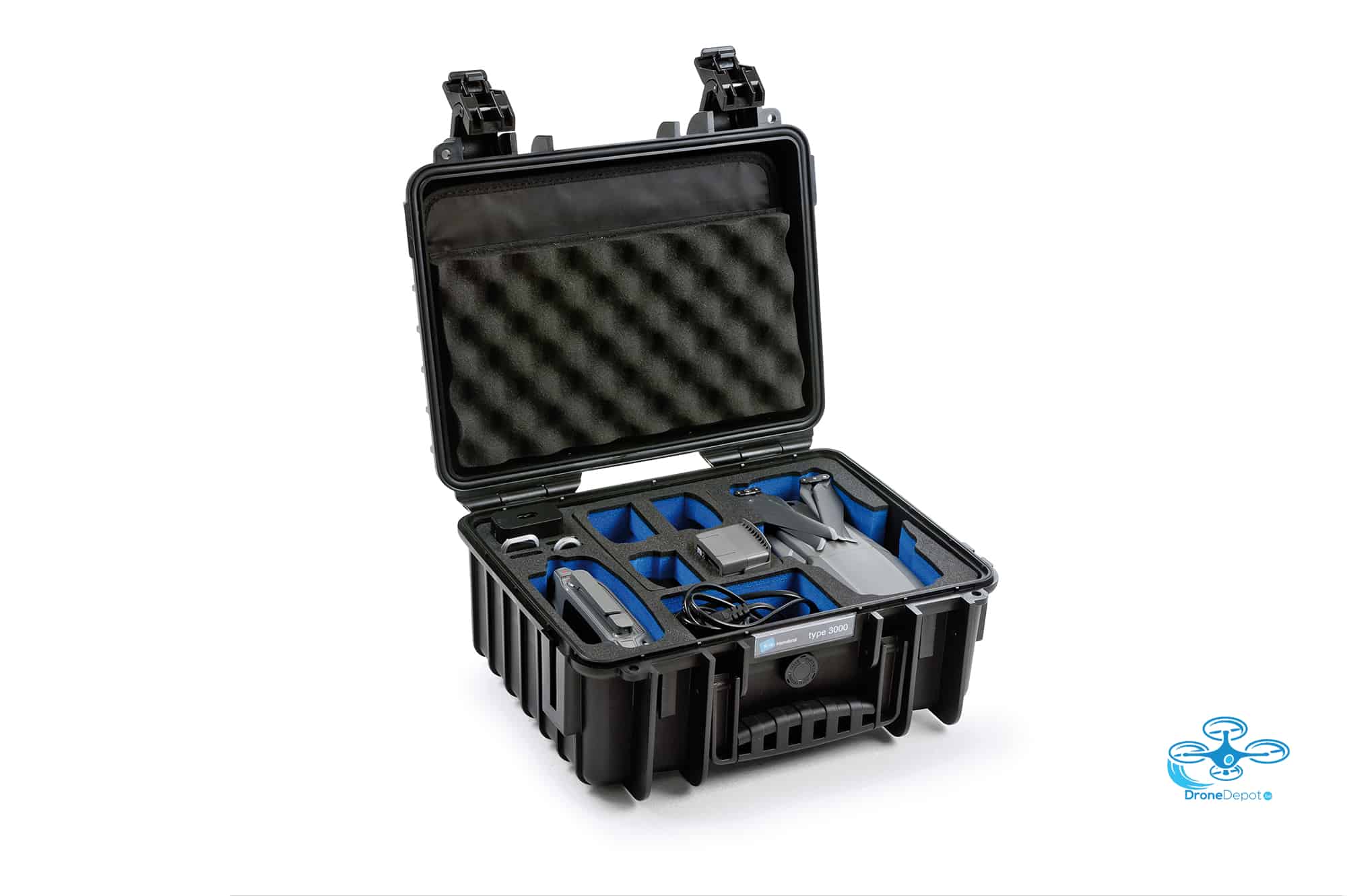 3000-B-Mavic2-00 B&W - 3000/Y/Mavic2 - DJI Mavic 2 Flightcase - dronedepot.be