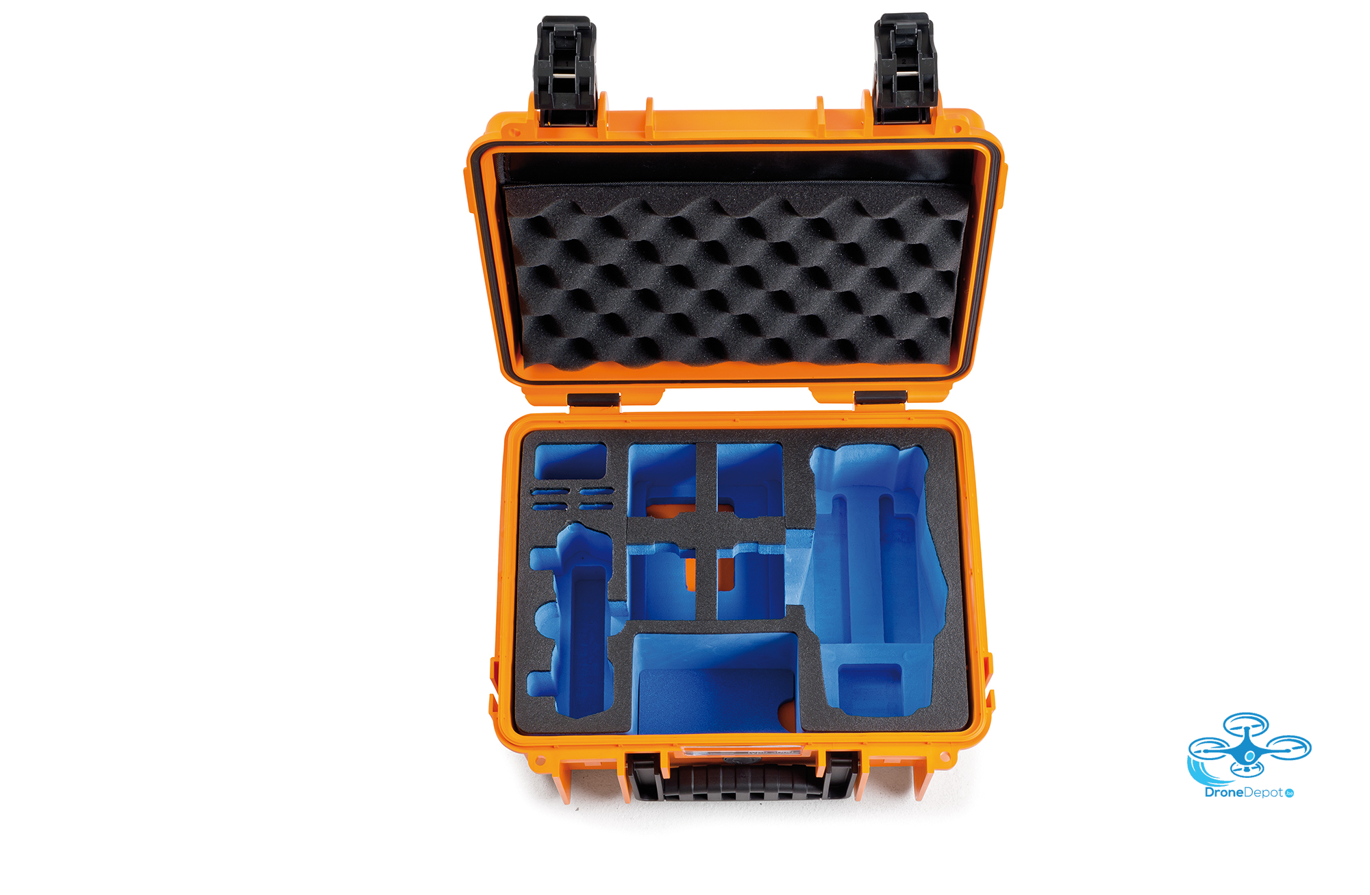 3000-O-DJI_Mavic2_frontal_empty B&W Flightcase for Mavic 2 Zoom - Pro - dronedepot.be