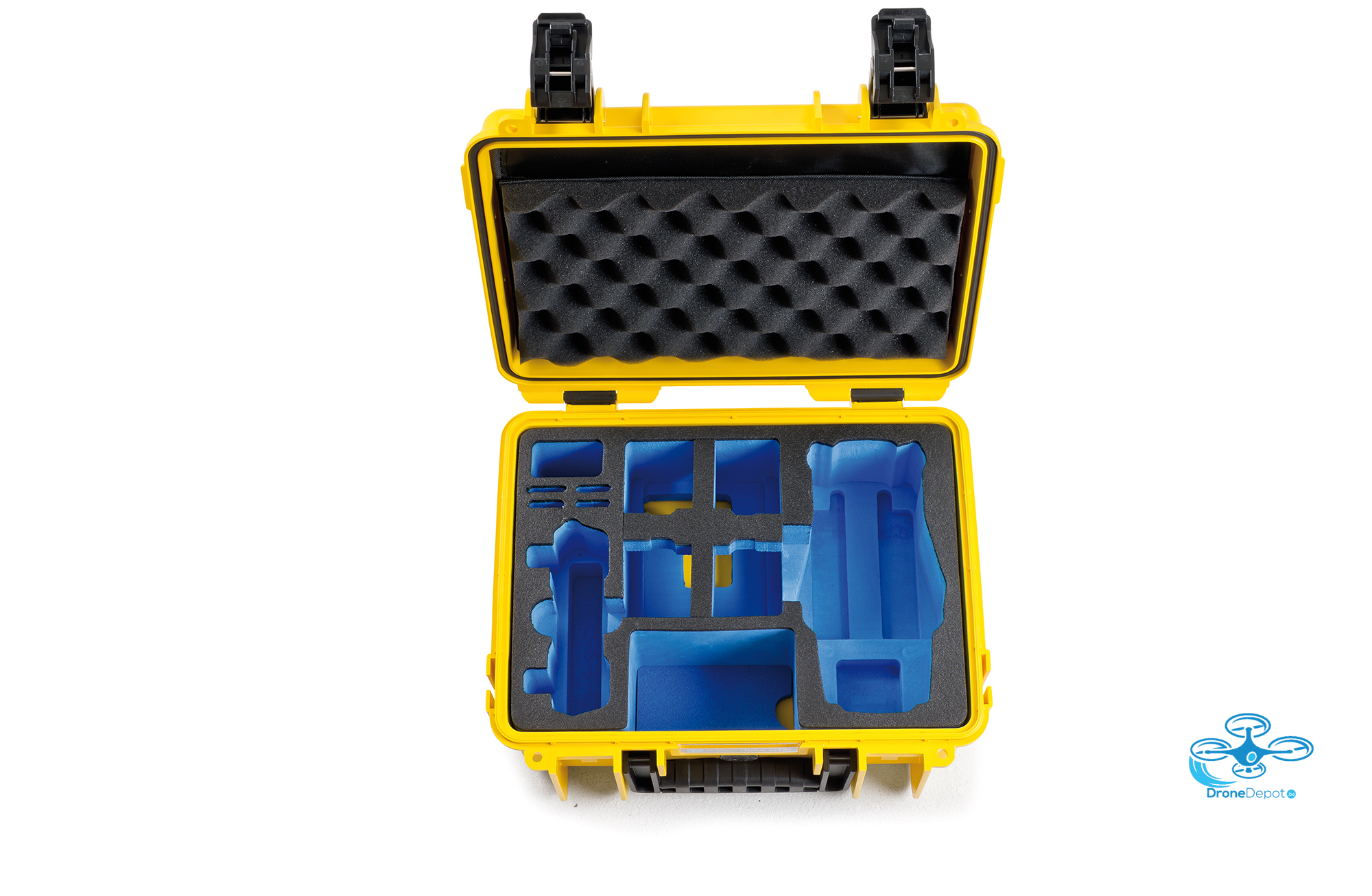 3000-Y-DJI_Mavic2_frontal_empty B&W Flightcase for Mavic 2 Zoom - Pro - dronedepot.be