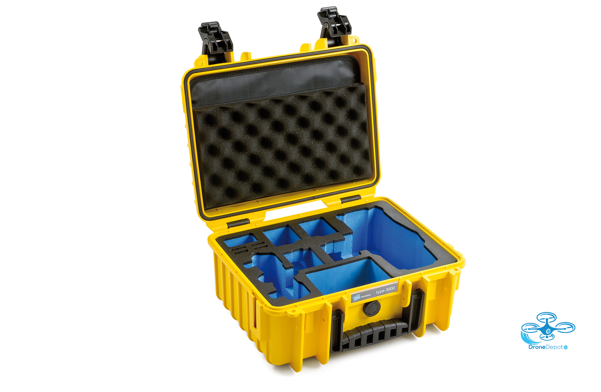 3000-Y-DJI_Mavic2_side_empty B&W Flightcase for Mavic 2 Zoom - Pro - dronedepot.be