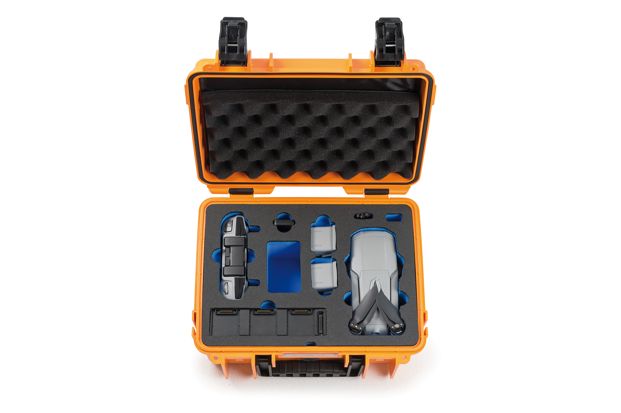 3000_O_front_DJIMavicAir2 B&W Flightcase type 3000 DJI Mavic Air 2 - Oranje