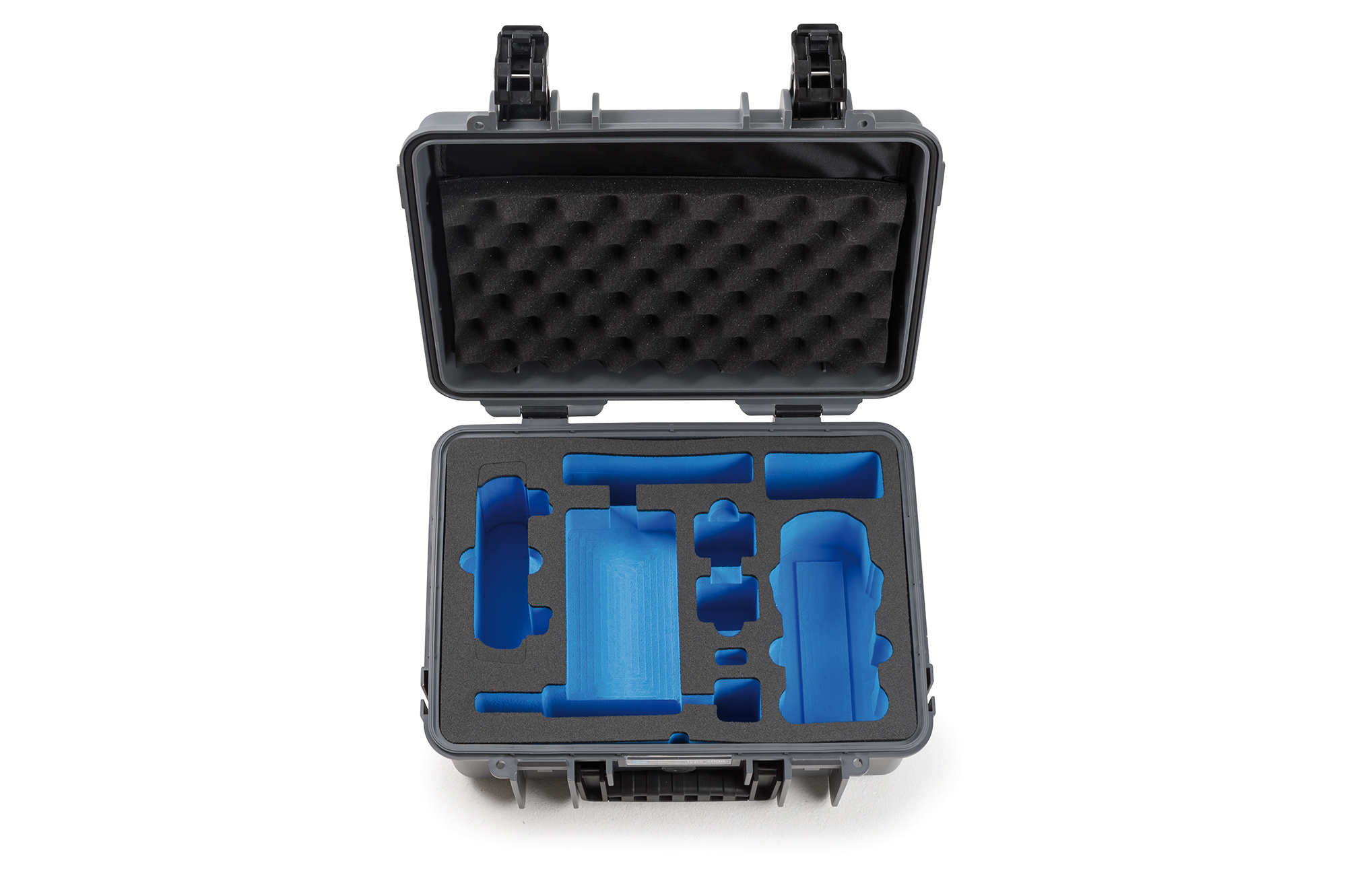 4000_DG_front_DJIMavicAir2_empty B&W Flightcase type 4000 DJI Mavic Air 2 met Smart Controller - Donker Grijs