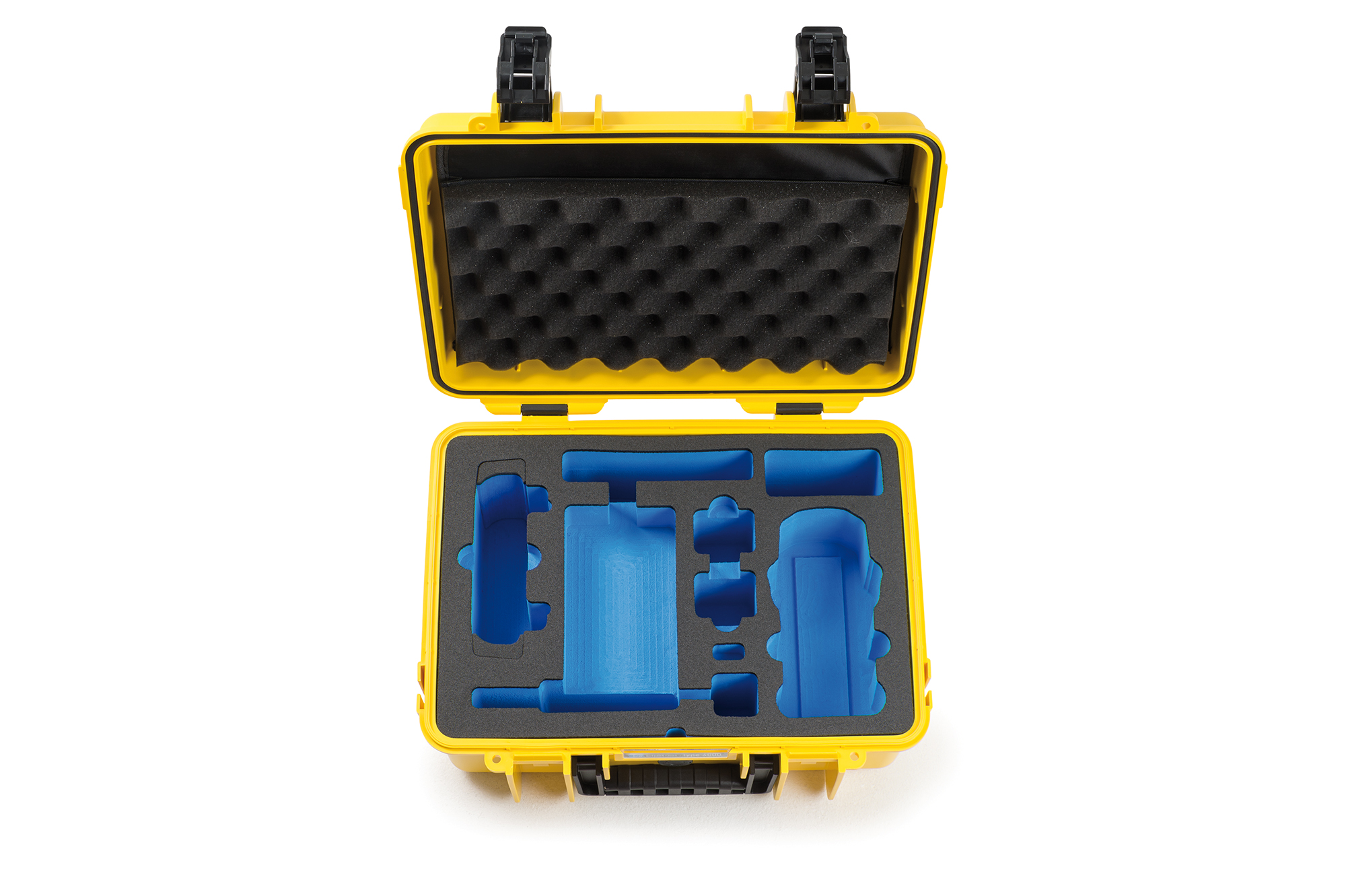 4000_Y_front_DJIMavicAir2_empty B&W Flightcase type 4000 DJI Mavic Air 2 met Smart Controller - Geel