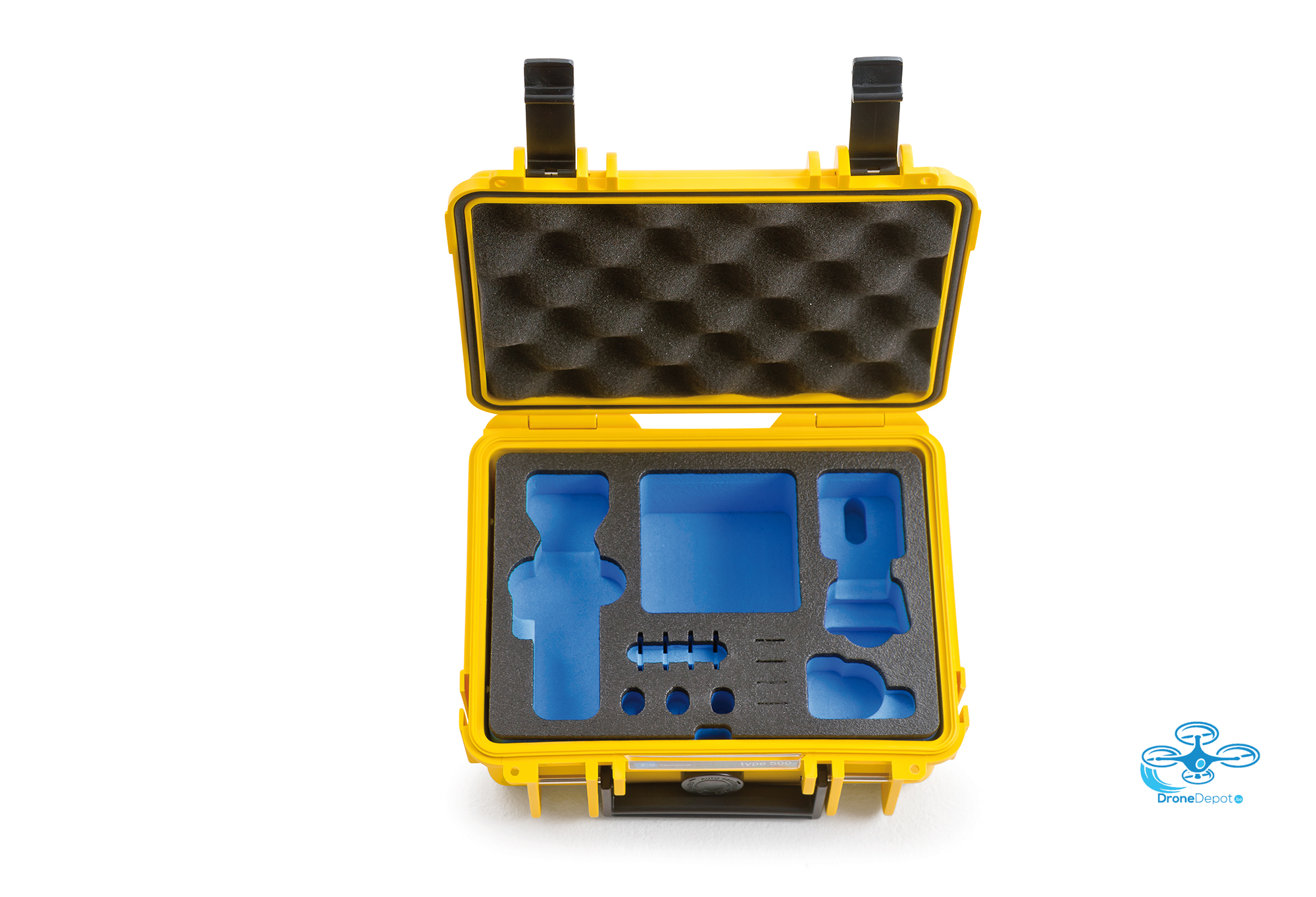 500-Y-OsmoP_frontal_empty B&W Flightcase for DJI Osmo Pocket