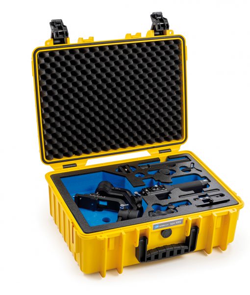 5000-Y-DJI-RoninSC-01 B&W Flightcase Type 5000 DJI Ronin SC Yellow