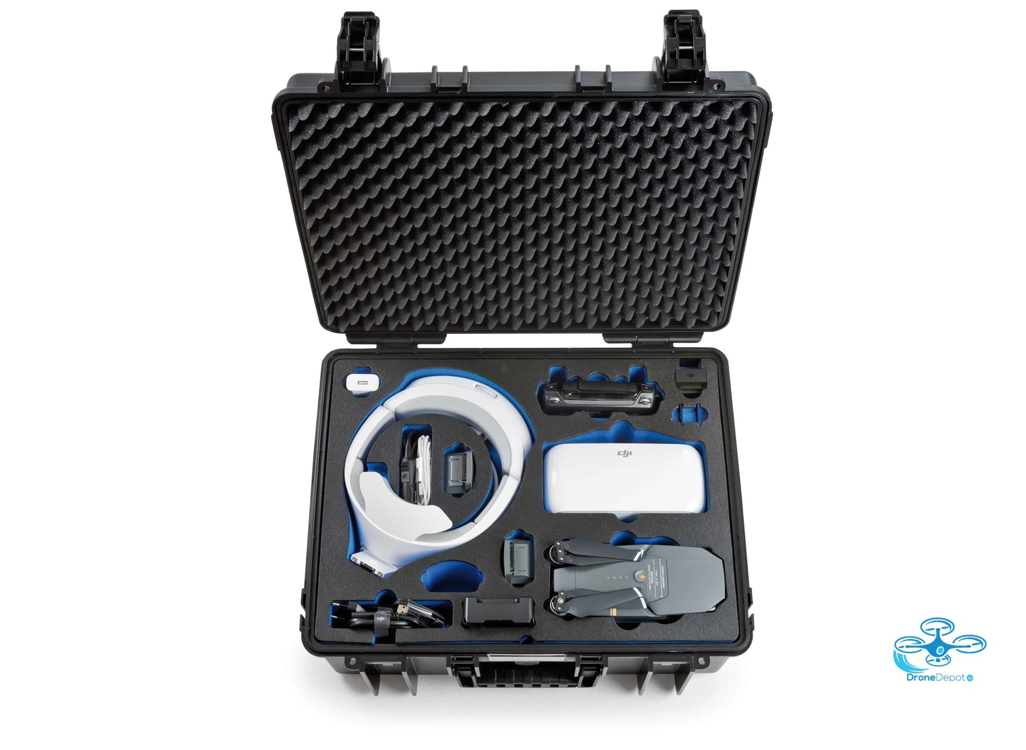 B&W - Flightcase DJI Mavic Pro en Goggles- dronedepot.be