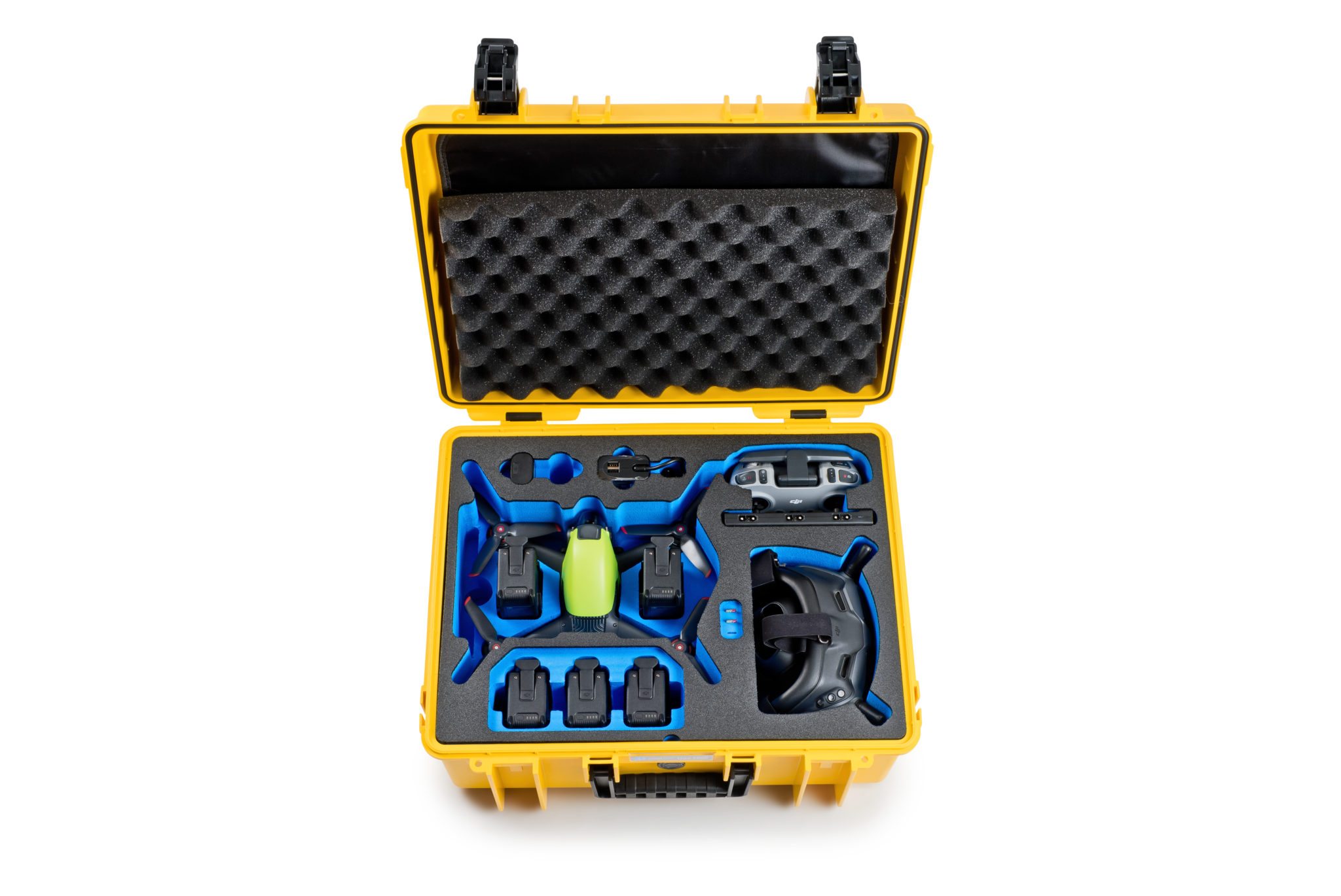 6000_Y_DJI_FPV_ frontal B&W Outdoor Flightcase for DJI FPV Combo drone