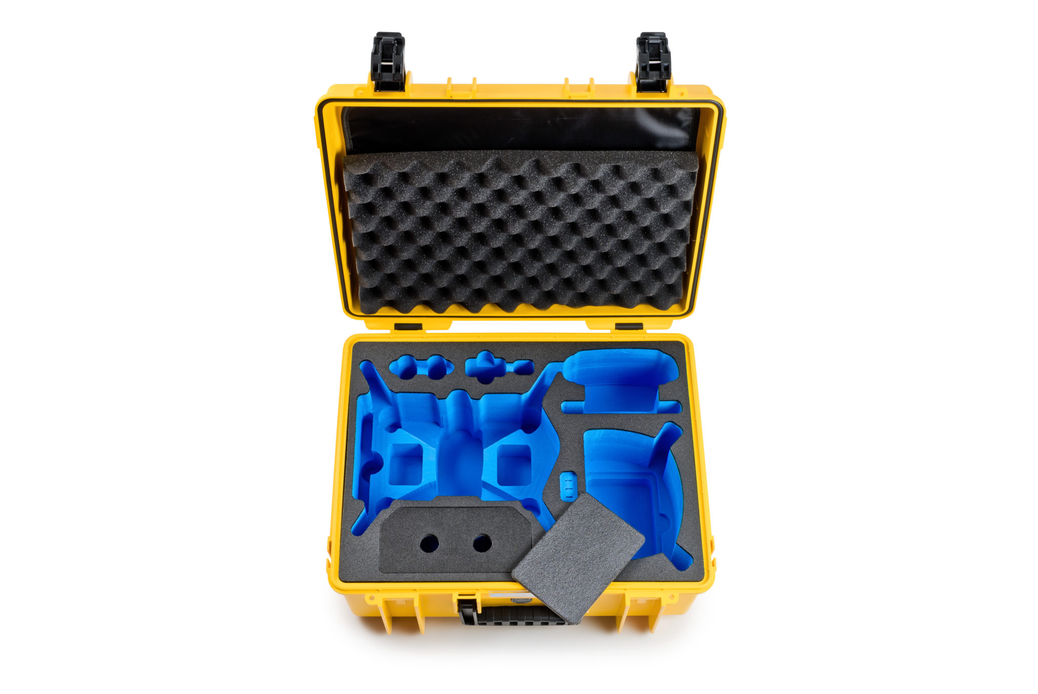 6000_Y_DJI_FPV_ frontal_empty_cover B&W Outdoor Flightcase for DJI FPV Combo drone