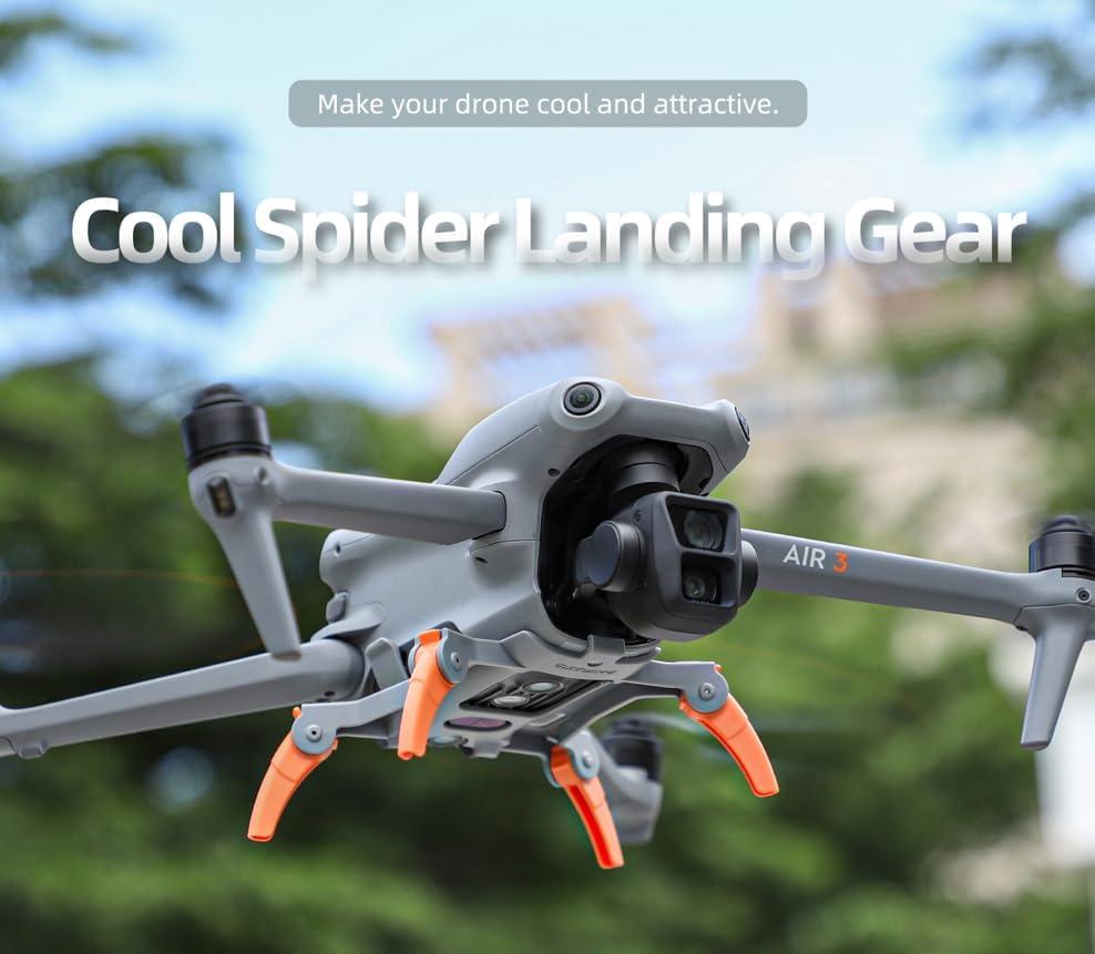 Sunnylife extended landing gear DJI Air 3 - Oranje Sunnylife extended landing gear DJI Air 3 - Oranje