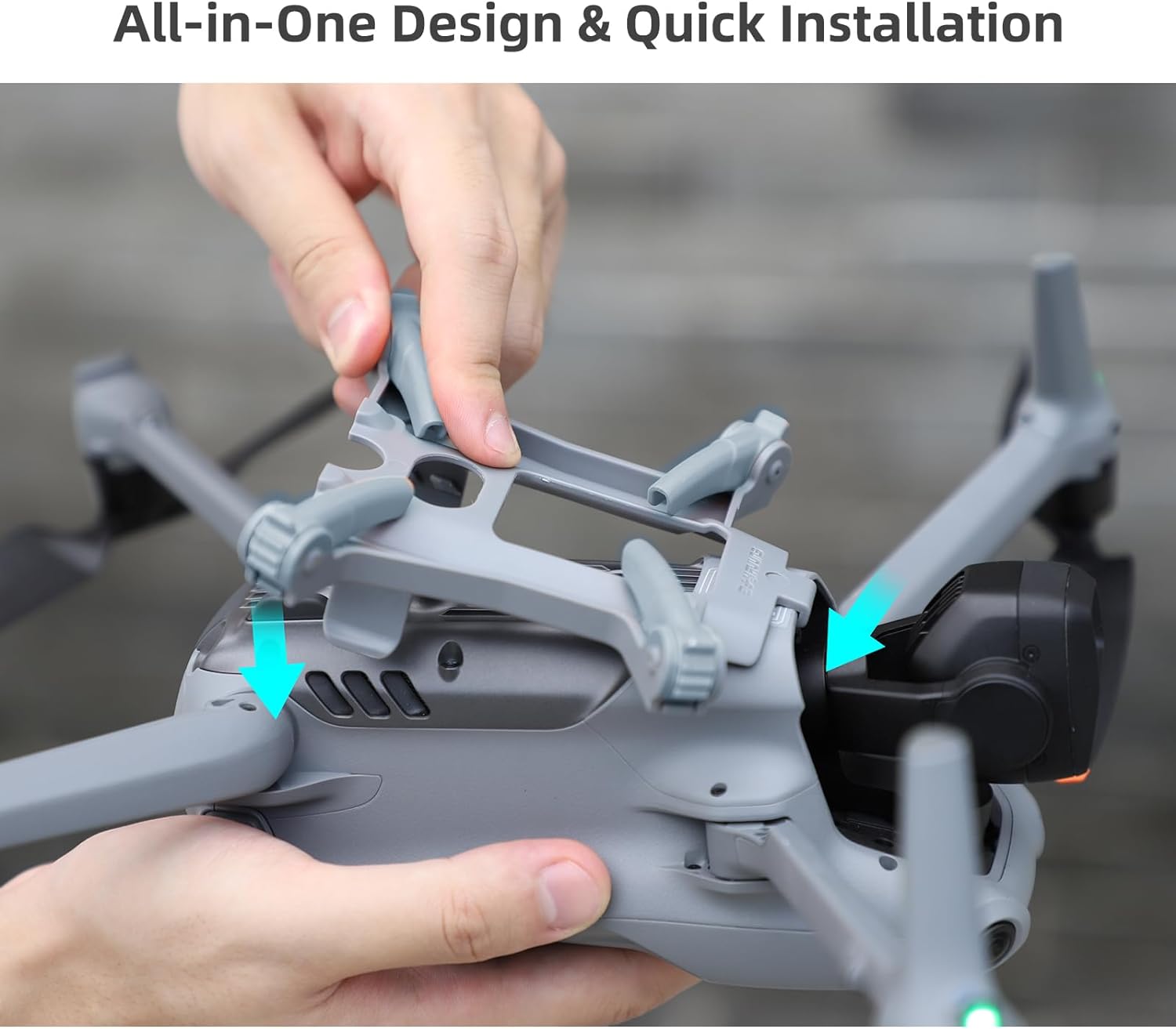 Sunnylife extended landing gear DJI Air 3 - Grijs Sunnylife extended landing gear DJI Air 3 - Grijs