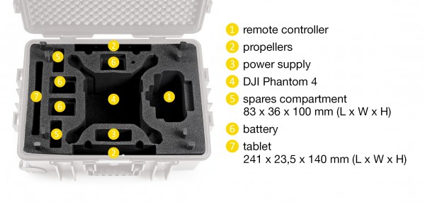 6700-B-DJI4P-frontal_description_600x600 B&W Flightcase type 6700 voor Phantom 4 en 4 Pro reeks