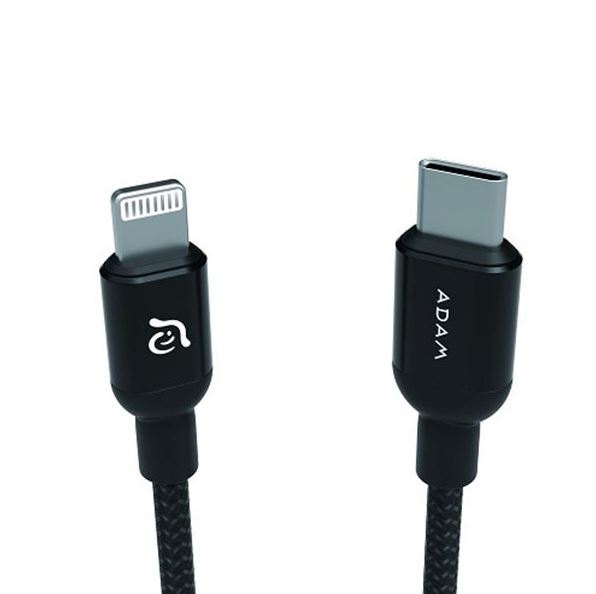 Adam Elements Peak II USB Type C naar Lightning - Zwart-04 PeAk II USB-C to Lightning Black