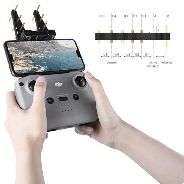 Amplificateurs-Booster-Signal-Antennes-Yagi-2.4-5.8Ghz-Radiocommande-DJI-RC-N1-3-600x600 Sunnylife antenna range extender RC-N1 & RC-N2 (2,4 Ghz)