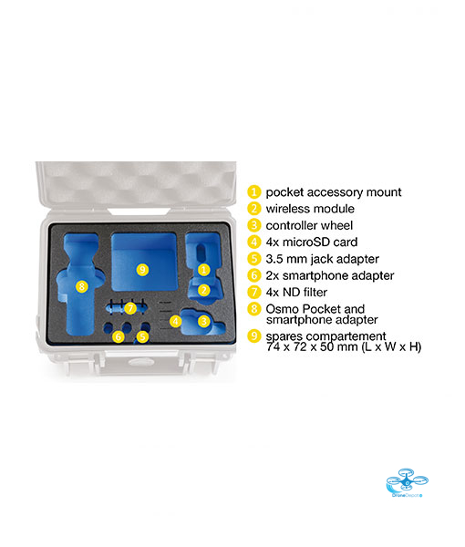 BW-Flightcase-type-500-DJI-Osmo-Pocket-inlay00 B&W flightcase type 500 DJI Osmo Pocket - www.dronedepot.be