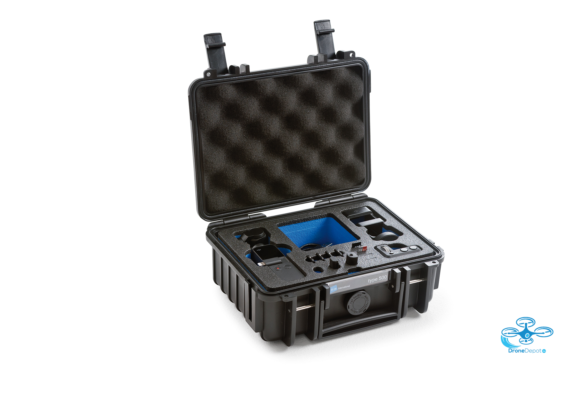 BW-Flightcase-type-500-DJI-Osmo-Pocket-zwart-01 B&W flightcase type 500 DJI Osmo Pocket - zwart - www.dronedepot.be