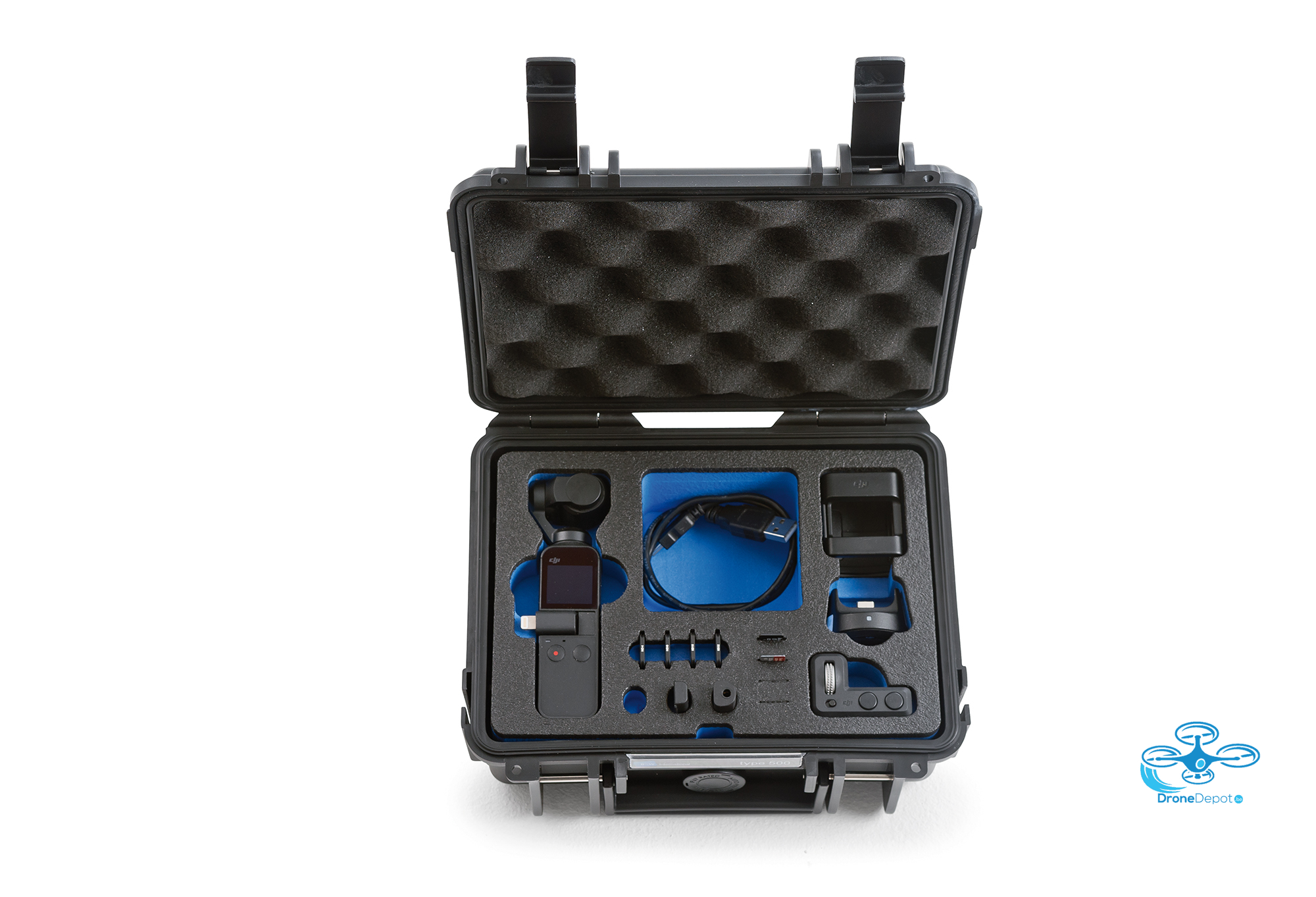 BW-Flightcase-type-500-DJI-Osmo-Pocket-zwart-02 B&W flightcase type 500 DJI Osmo Pocket - zwart - www.dronedepot.be