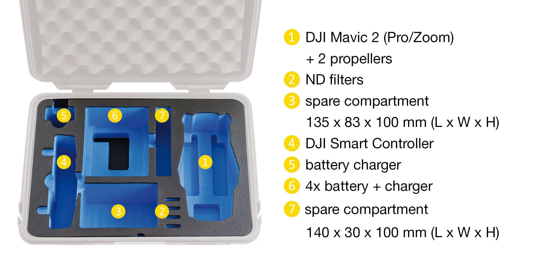 B&W Flightcase voor DJI Mavic 2 met Smart Controller-05 B&W Flightcase voor DJI Mavic 2 met Smart Controller-01 - www.dronedepot.be
