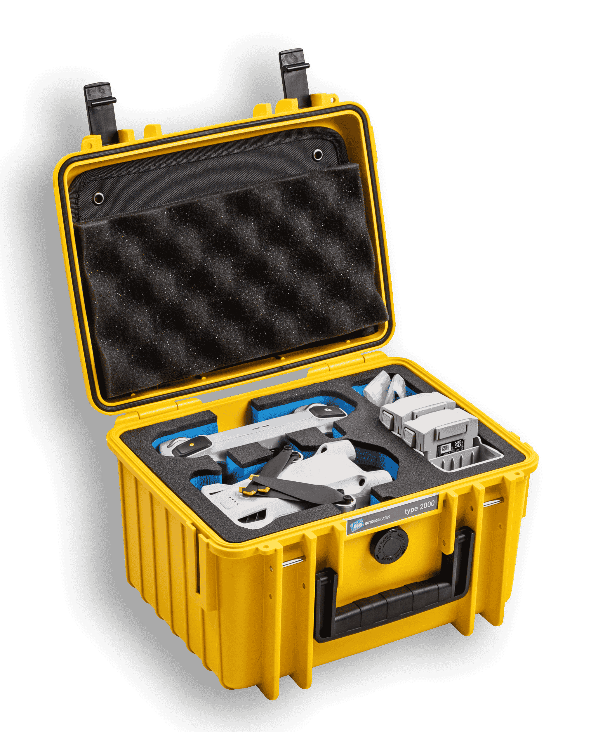 DJi Mini 3 pro koffer geel - B&W