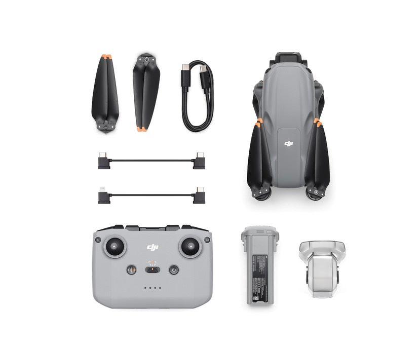 DJI Air 3S DJI RC-N3_from above_battery detached DJI Air 3S DJI RC-N3_from above_battery detached