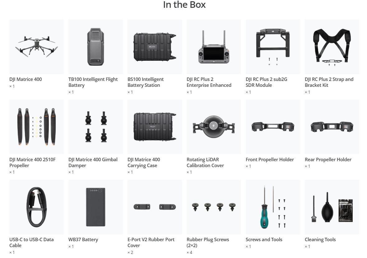 DJI MATRICE 400 - In the box