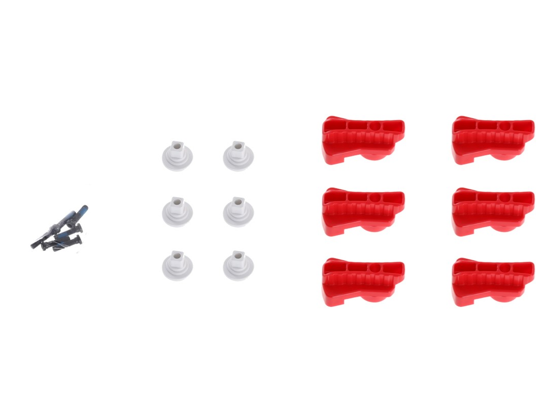 DJI Matrice 600 Red Rotatable Clamp kit Matrice 600 Series Red Rotatable Clamp Kit