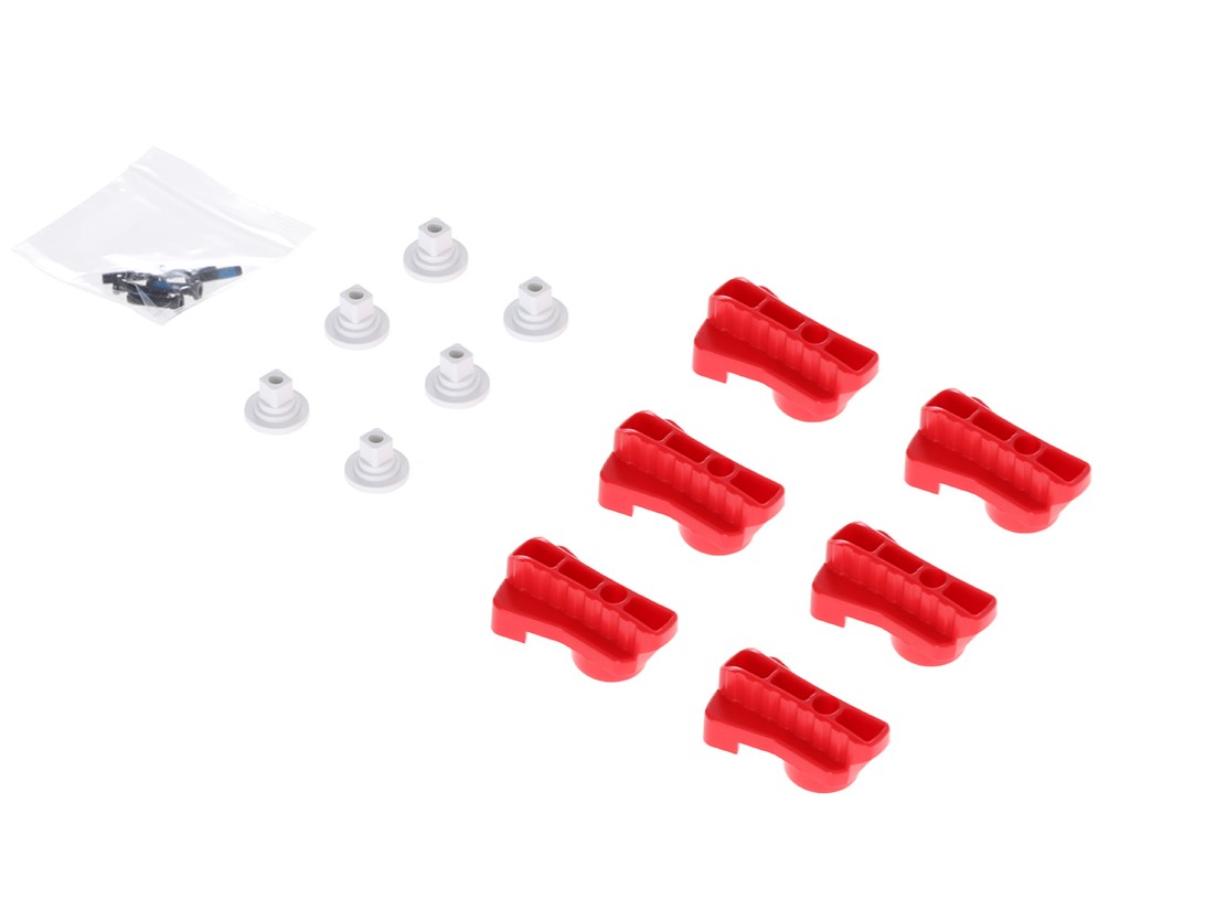 DJI Matrice 600 Red Rotatable Clamp kit 2 Matrice 600 Series Red Rotatable Clamp Kit