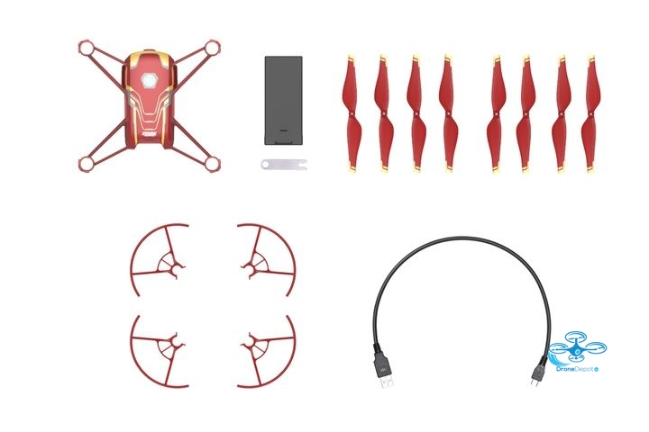 DJI_Tello_Iron_Man-02 Ryze/Tello Iron Man Edition - www.dronedepot.be