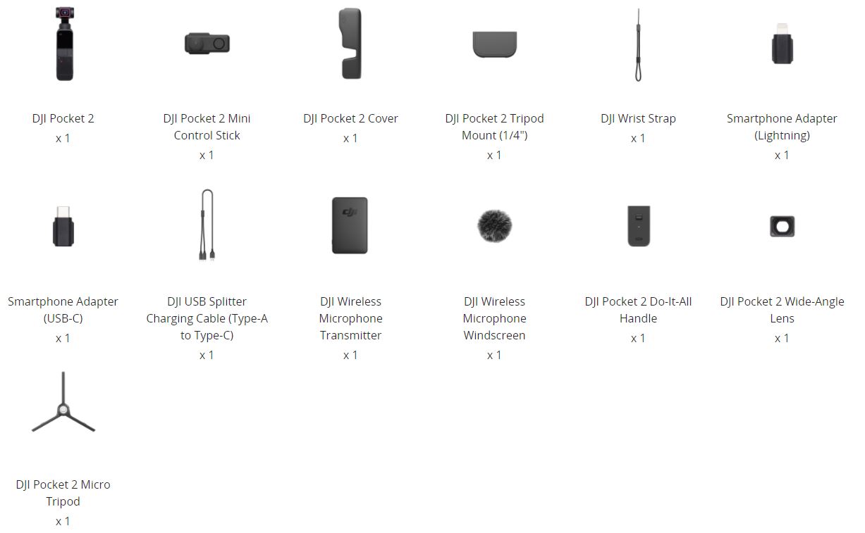 DJi Pocket 2 Creator Combo-03 DJI Pocket 2 - Creator Combo - wat zit er in de doos