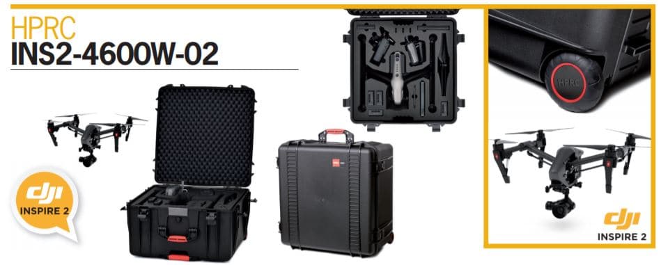 HPRC INS2-4600W-02 Flightcase Inspire 2 overzicht Ovezicht