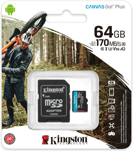 Kingston Canvas Go plus 64Gb