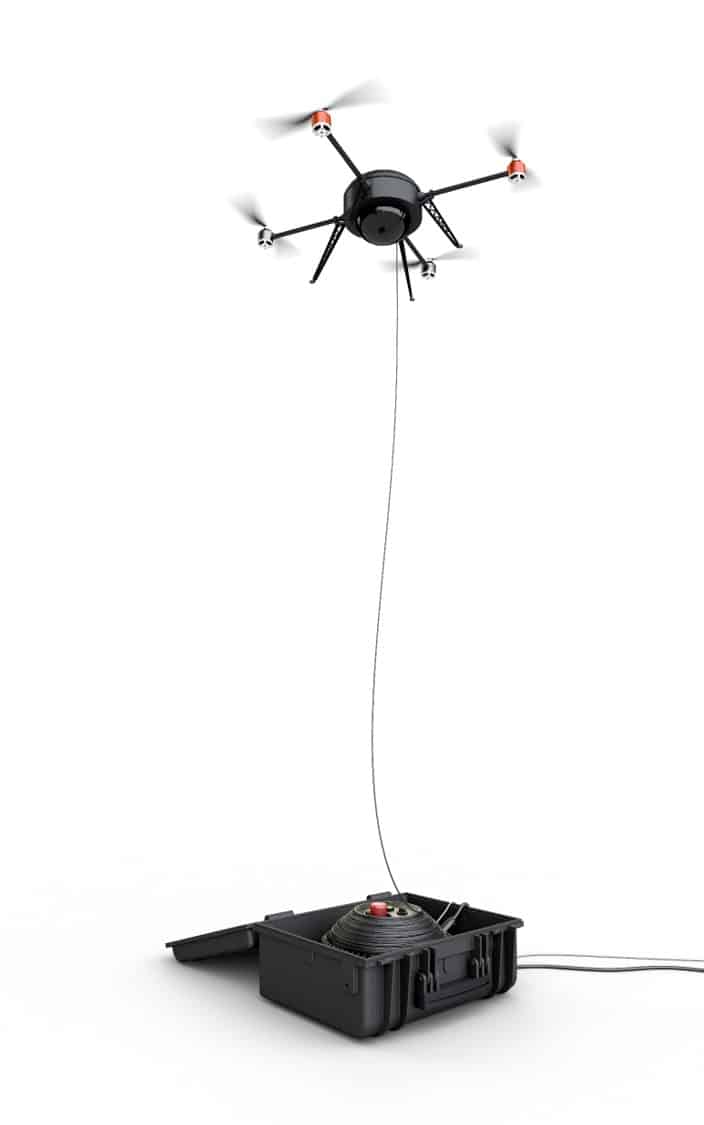 Ligh-T_Drone_1 Elistair Ligh-T cabled with drone