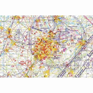 Low Air VFR Chart Belgium
