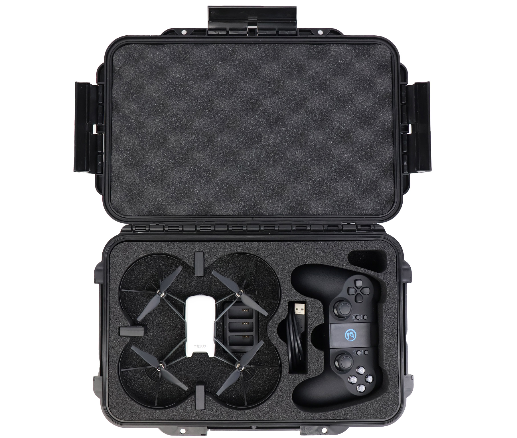 M004_djitello_uitgeklapt_03 Dronedepot - Tello en gamesir case