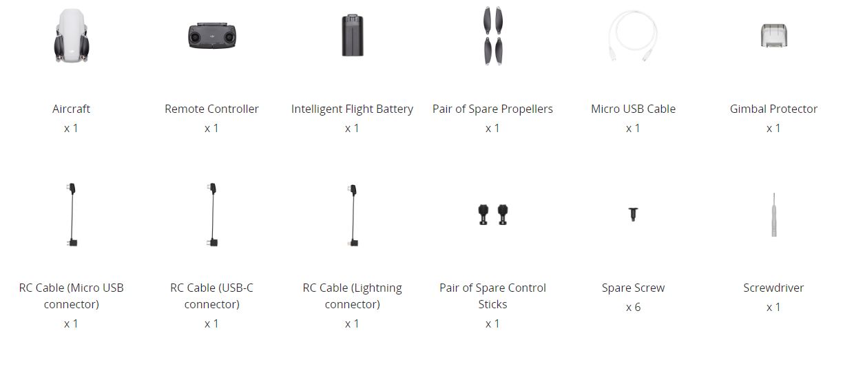 MavicMiniInTheBox Mavic Mini in The Box