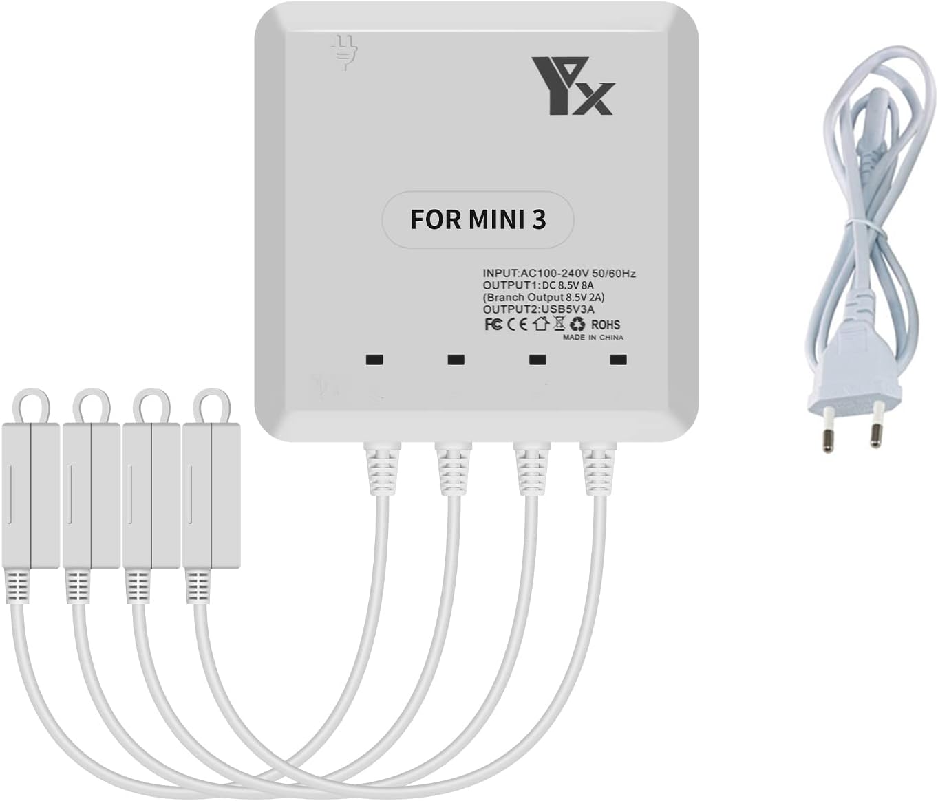 Multi charger voor DJI Mini 3, 3 Pro & 4 Pro-6 Multi charger voor DJI Mini 3, 3 Pro & 4 Pro