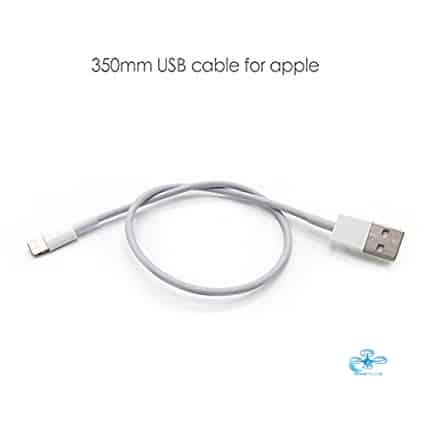 PGYTECH-350mm-USB-Cable-For-Apple PGYTECH - USB - Lightning Cable 350mm - dronedepot.be