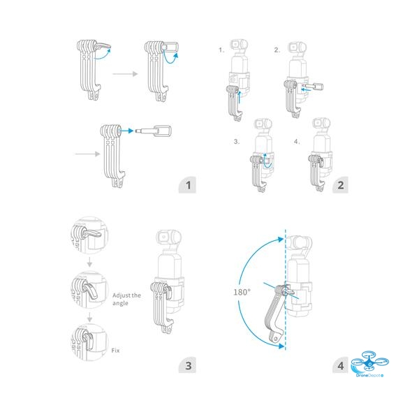 PGYTECH-DJI-Osmo-Pocket-L-Bracket-05 PGYTECH L-Bracket voor DJI Osmo Pocket - www.dronedepot.be