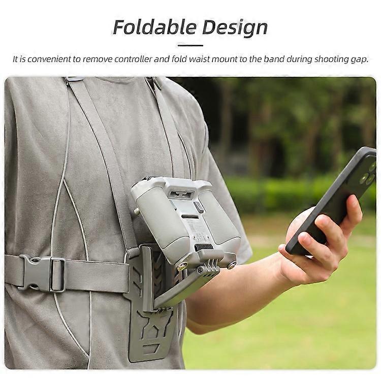 SUNNYLIFE DJI RC & DJI RC 2 Remote Control Waist Support Bracket and Strap-3 Sunnylife RC & DJI RC 2 Remote Control Waist Support Bracket and Strap