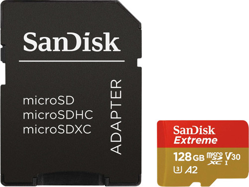 Sandisk Extreme micorsd 128Gb Sandisk Extreme microSD Card 128Gb