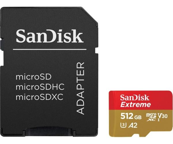 Sandisk Extreme micro SD kaart 512 GB-4 Sandisk Extreme micro SD kaart 512 GB