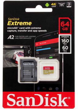 Sandisk Extreme microsdxc uhs-i-A2-64Gb-03 Sandisk Extreme microsdxc uhs-i-A2-64Gb