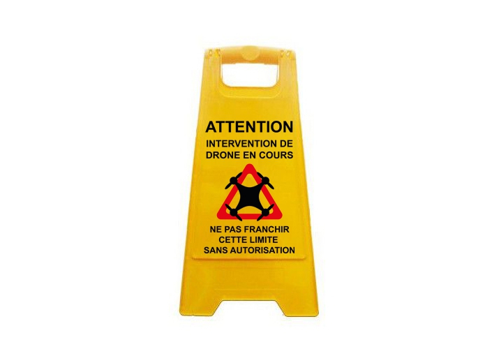 Signalisatiebord-drone-operatie-engels-frans-01 Signalisatiebord drone operatie - Engels/Frans