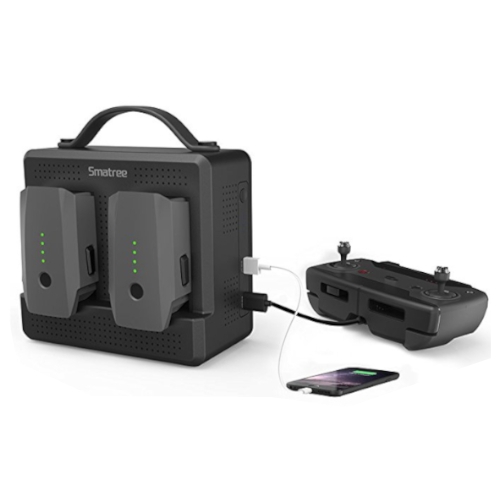 Smatree-SP180MobieleBatterijladervoorDJIMavicProbatterijen-02 Smatree - SP180 Mobiele Batterijlader voor DJI Mavic Pro batterijen