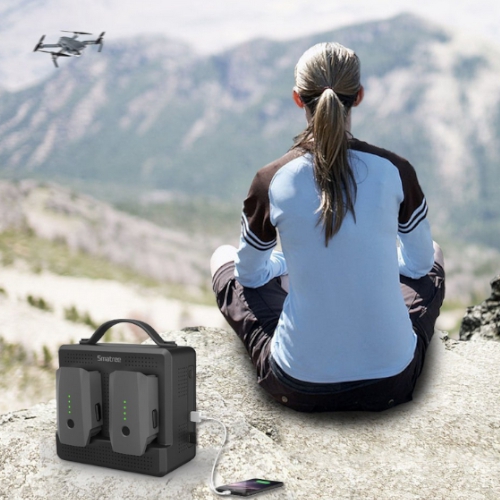 Smatree-SP180MobieleBatterijladervoorDJIMavicProbatterijen-03 Smatree - SP180 Mobiele Batterijlader voor DJI Mavic Pro batterijen