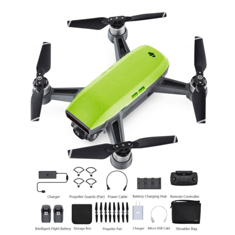 Spark-Fly-More-Combo-Groen DJI Spark - dronedepot.be