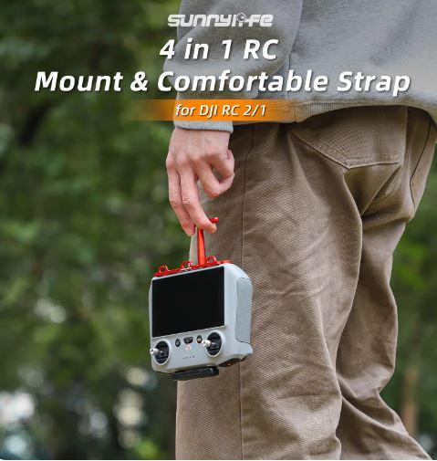 Sunnylife Controller Bracket met steun voor DJI RC - Rood-2 Sunnylife Controller Bracket met steun voor DJI RC - Rood