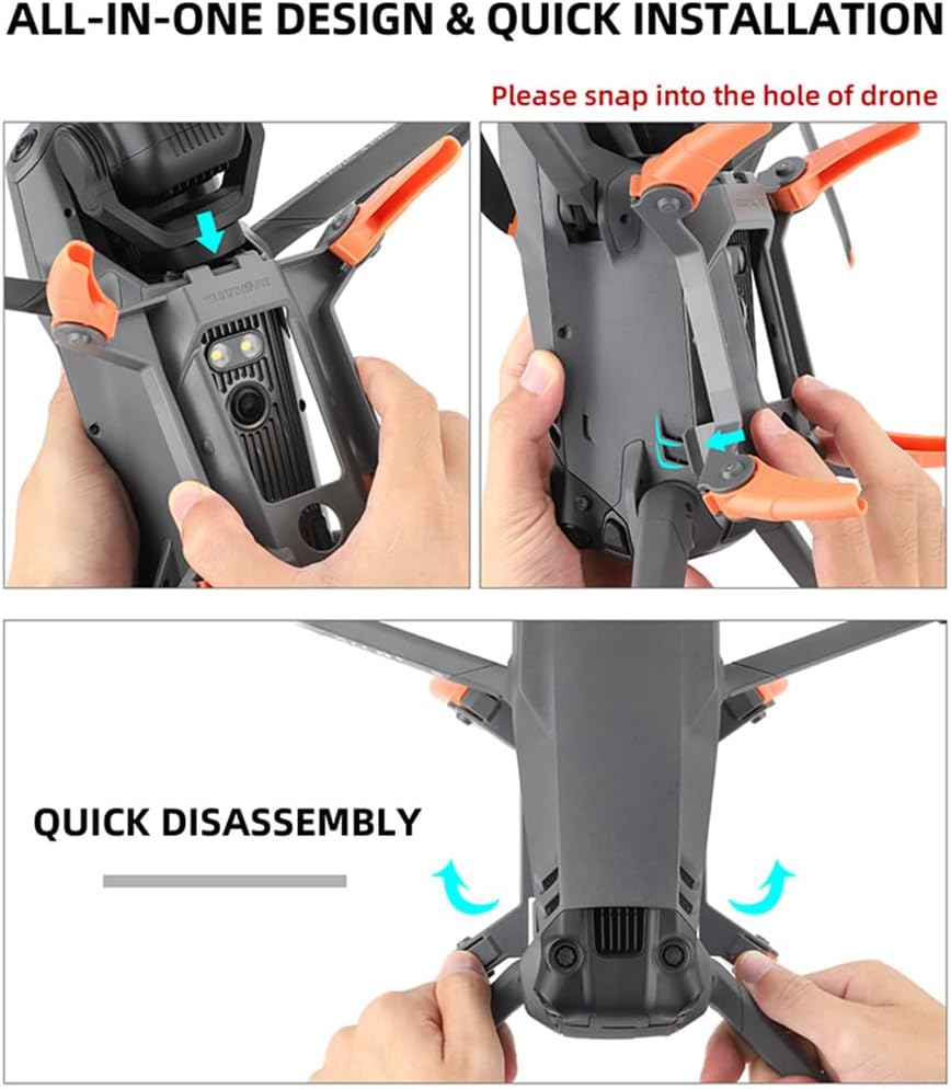 Sunnylife - Landing gear extension Mavic 3 Pro - Orange-3 Sunnylife - Landing gear extension Mavic 3 Pro - grey