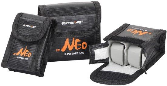 Sunnylife Li-Po Safe Bag voor 3 DJI NEO batterijen Sunnylife Li-Po Safe Bag voor 3 DJI NEO batterijen