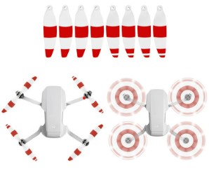 Sunnylife Mini 3 Propellers Rood/Wit